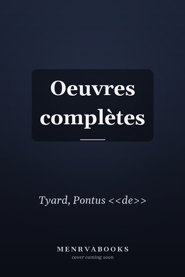 Oeuvres complètes