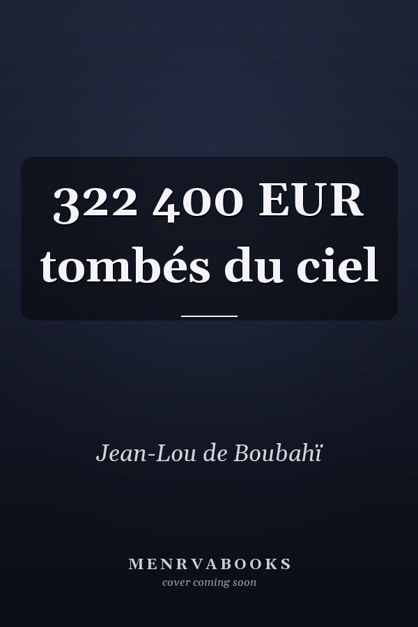 322 400 EUR tombés du ciel