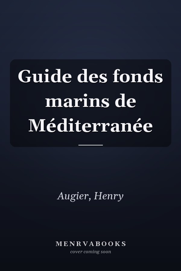 Guide des fonds marins de Méditerranée