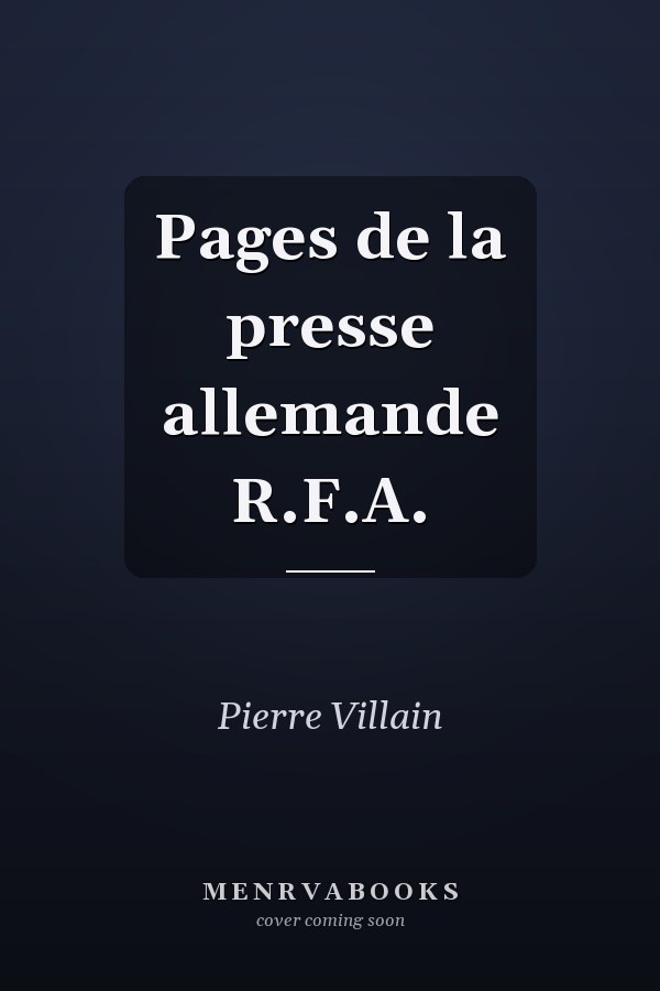 Pages de la presse allemande R.F.A.