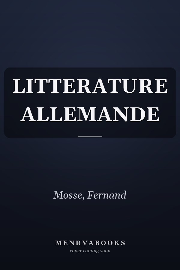 LITTERATURE ALLEMANDE
