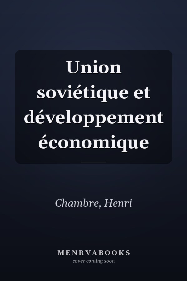 Union soviétique et développement économique