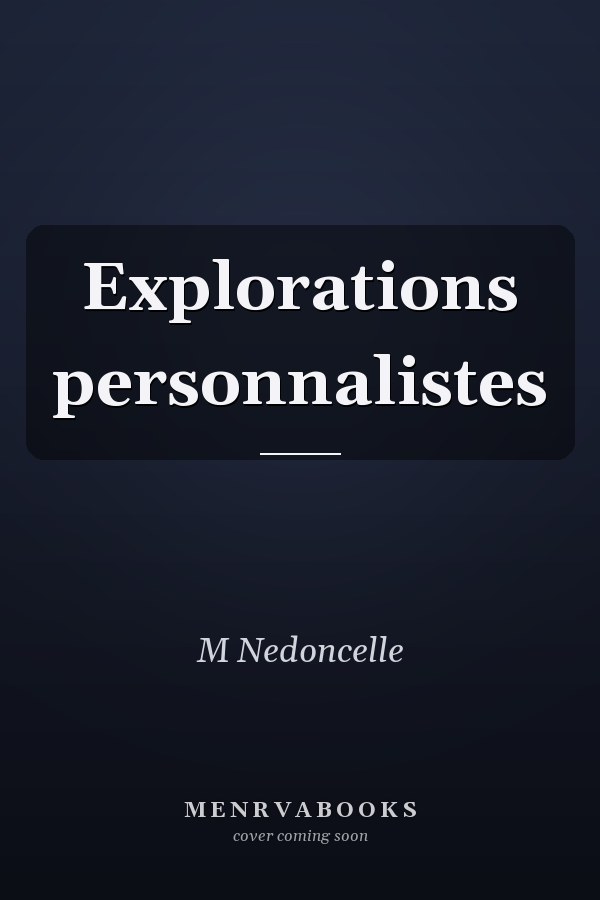 Explorations personnalistes