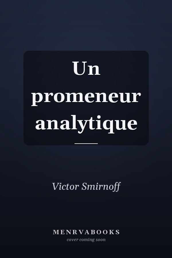 Un promeneur analytique