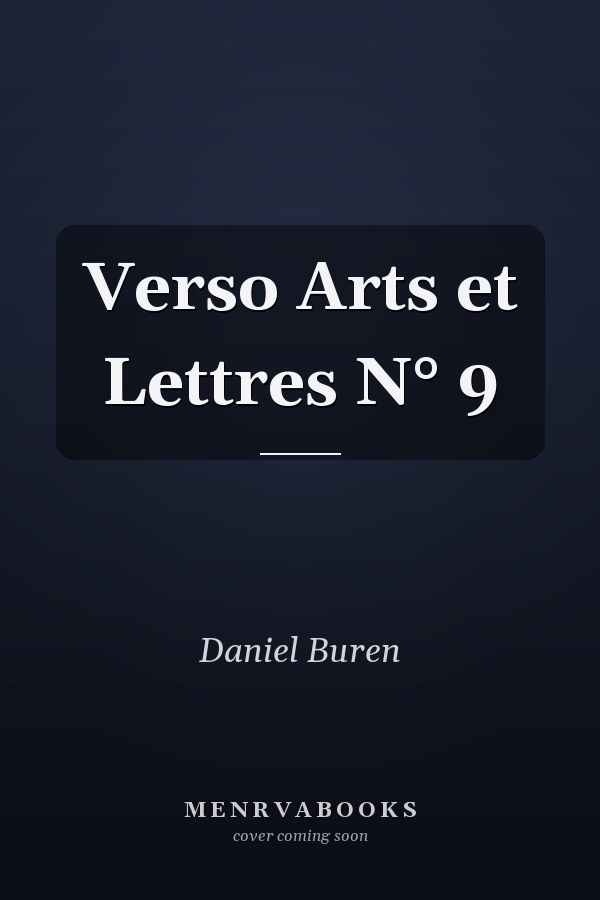 Verso Arts et Lettres N° 9