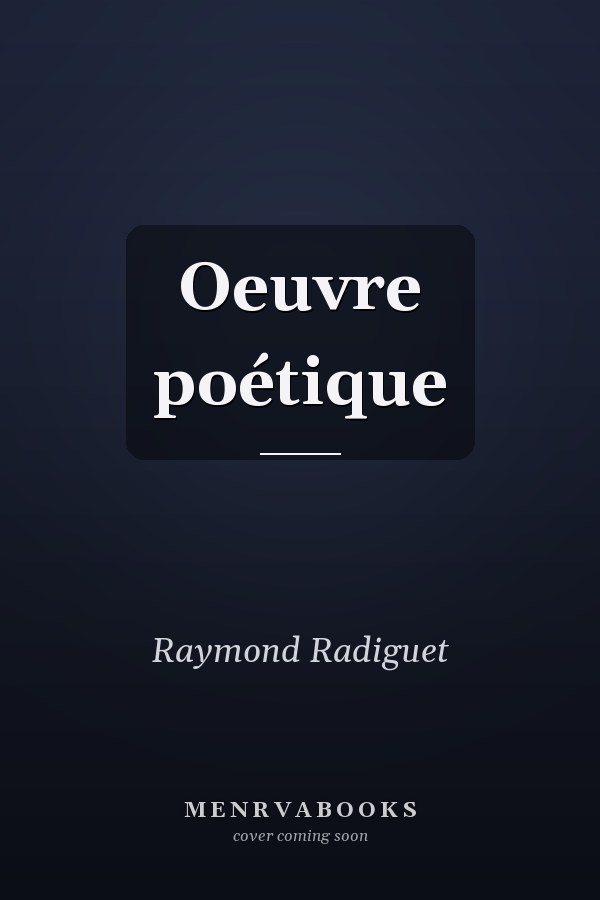 Oeuvre poétique