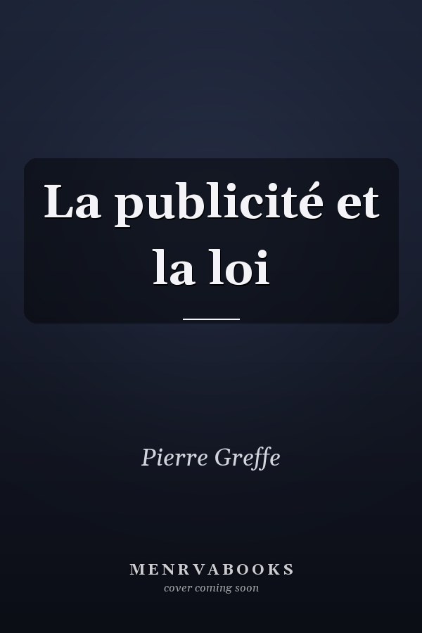 La publicité et la loi