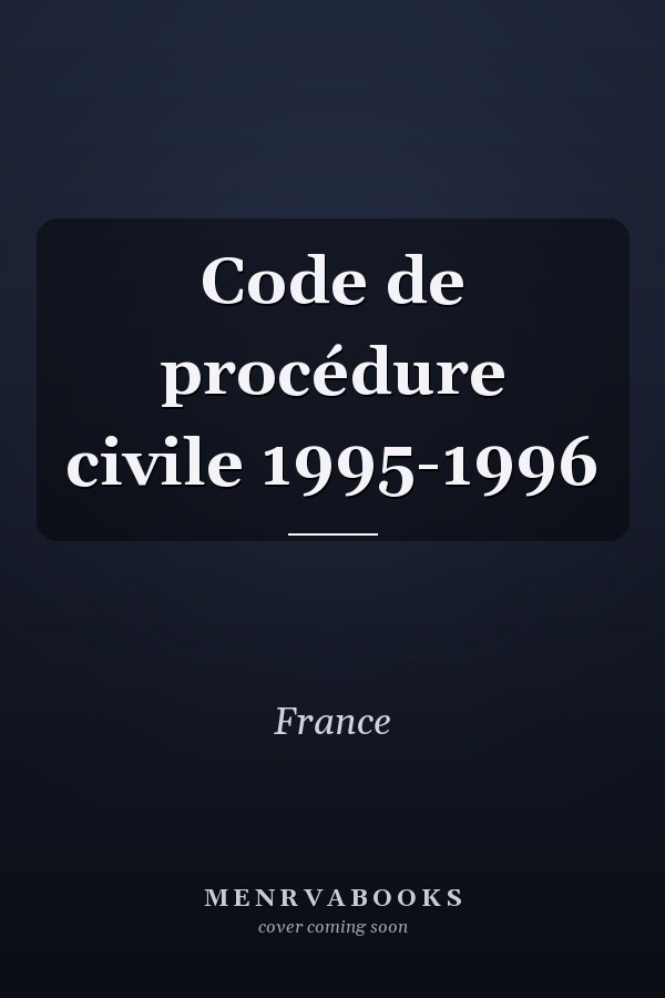 Code de procédure civile 1995-1996