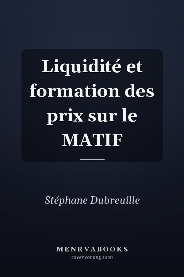 Liquidité et formation des prix sur le MATIF