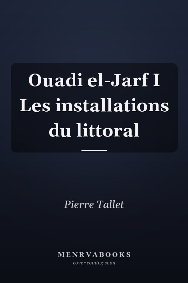 Ouadi el-Jarf I Les installations du littoral