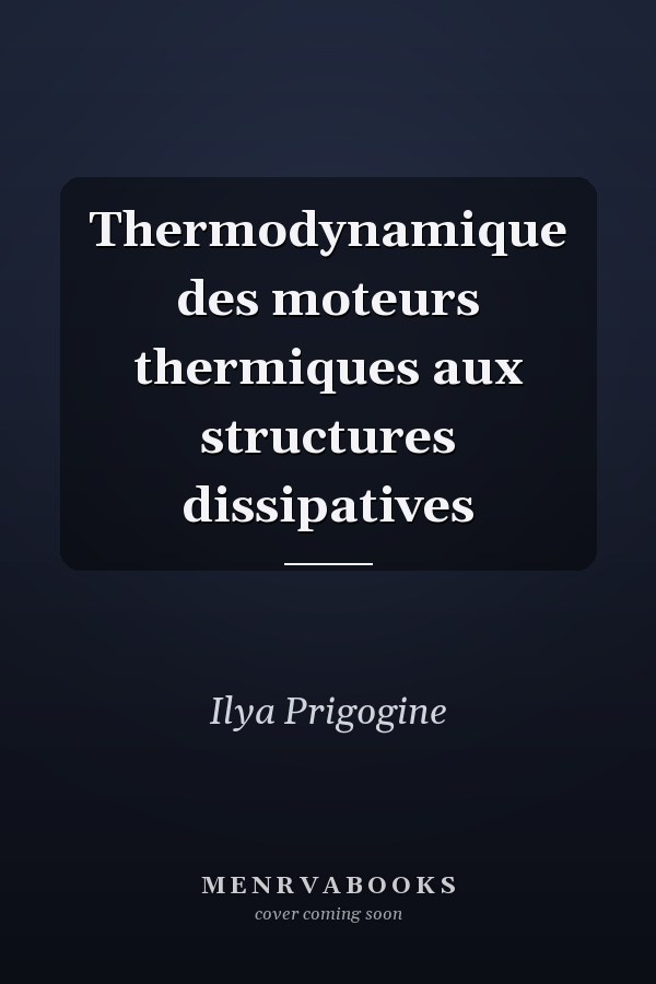 Thermodynamique des moteurs thermiques aux structures dissipatives