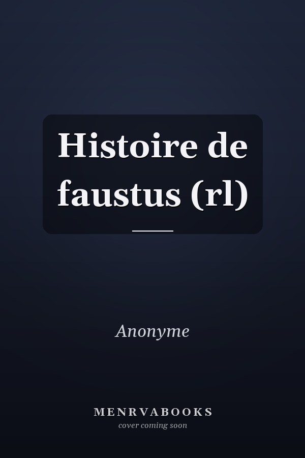 Histoire de faustus (rl)