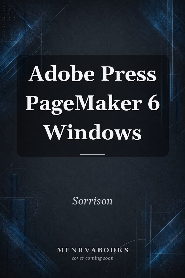 Adobe Press PageMaker 6 Windows