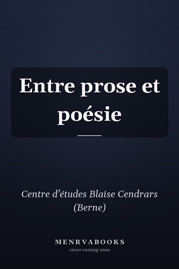 Entre prose et poésie