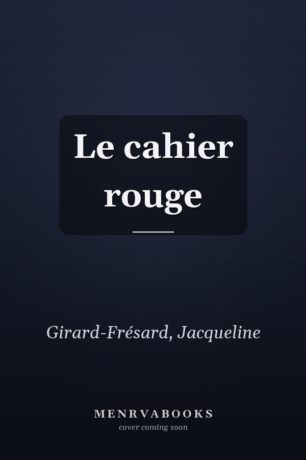 Le cahier rouge