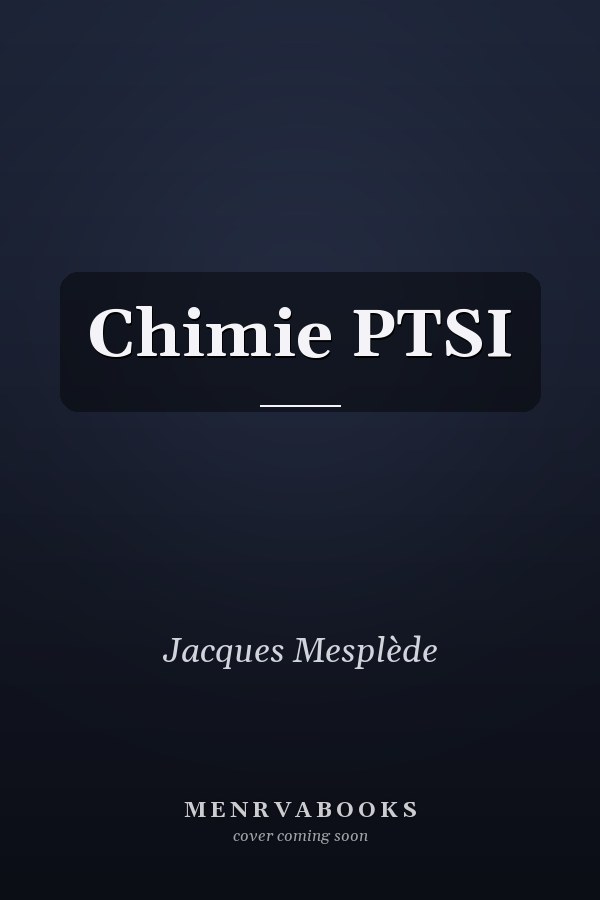 Chimie PTSI