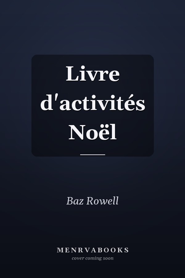 Livre d'activités Noël