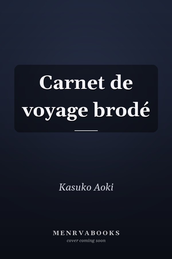 Carnet de voyage brodé
