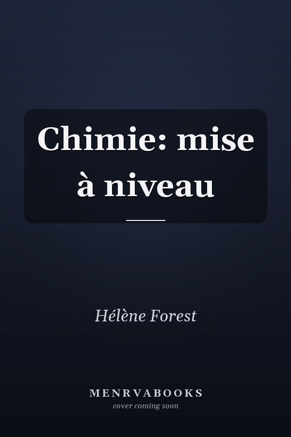 Chimie: mise à niveau