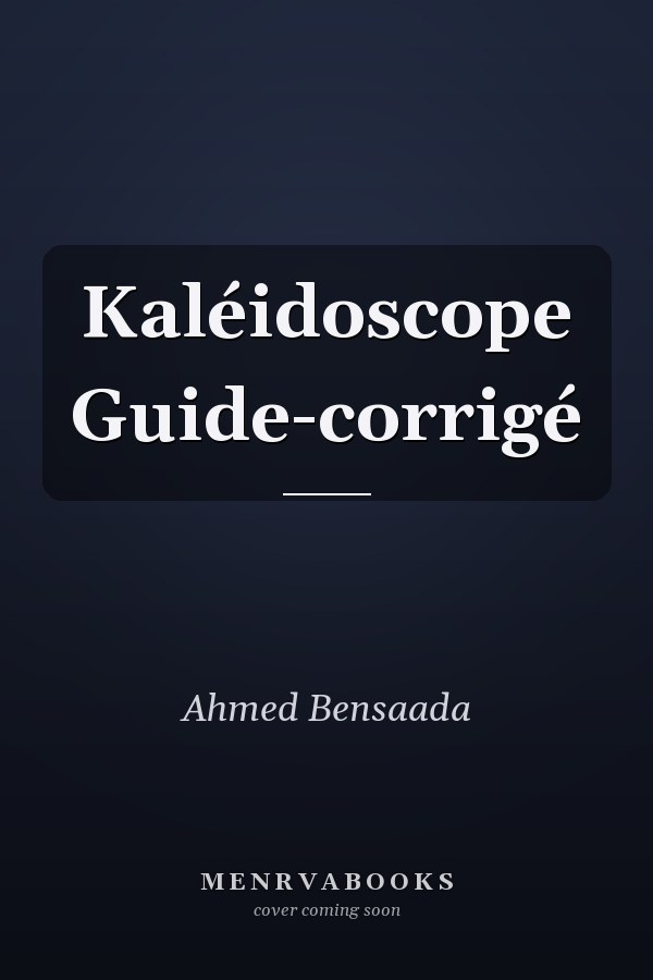 Kaléidoscope Guide-corrigé