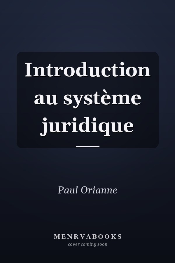 Introduction au système juridique