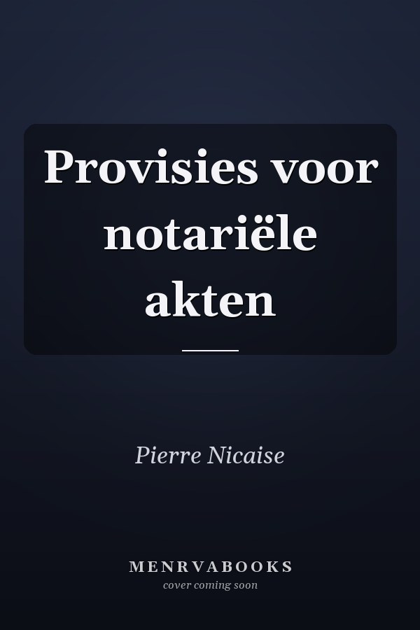 Provisies voor notariële akten