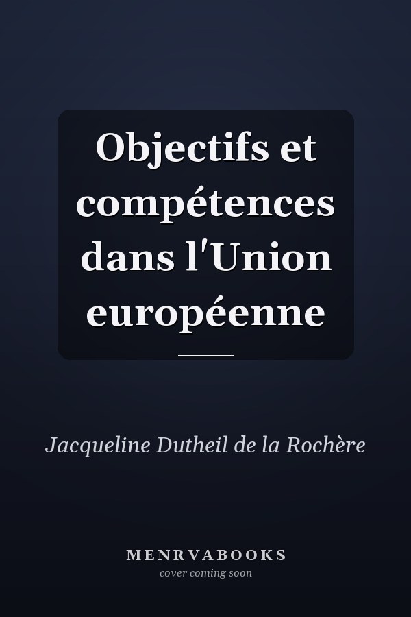 Objectifs et compétences dans l'Union européenne
