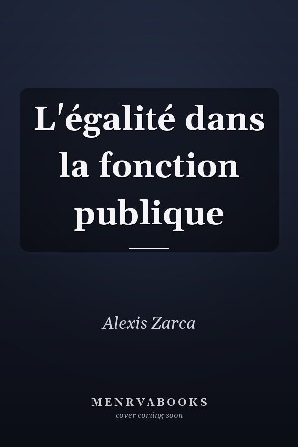L'égalité dans la fonction publique