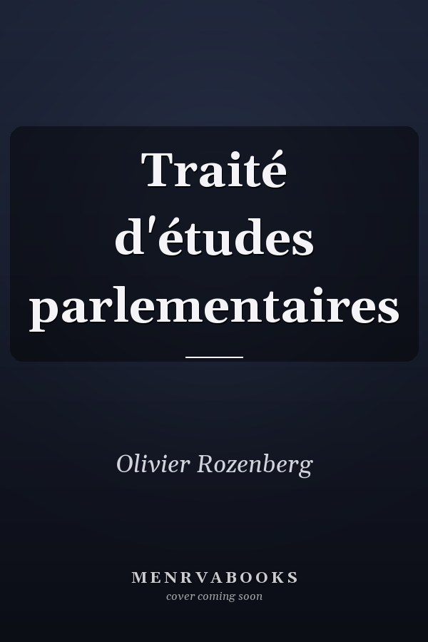 Traité d'études parlementaires