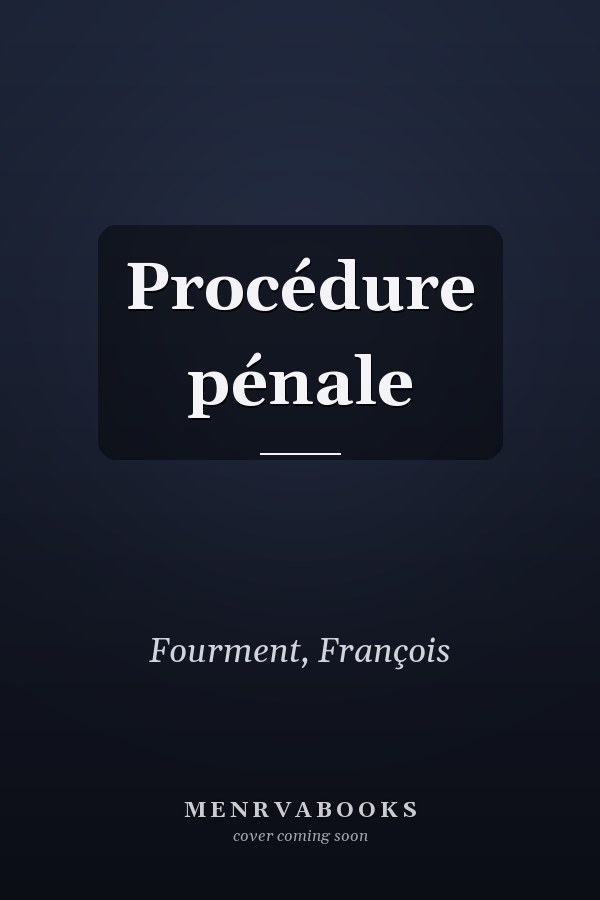 Procédure pénale