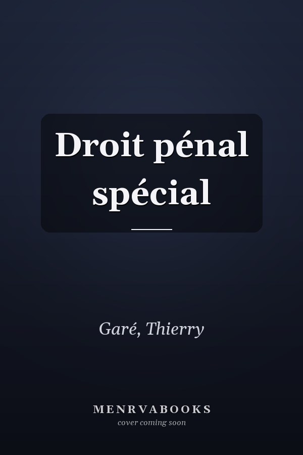 Droit pénal spécial