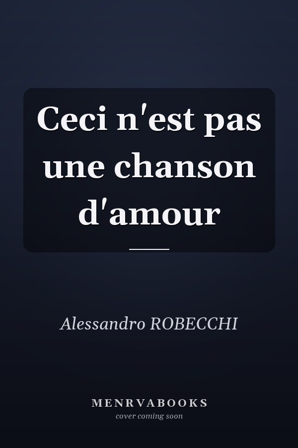 Ceci n'est pas une chanson d'amour