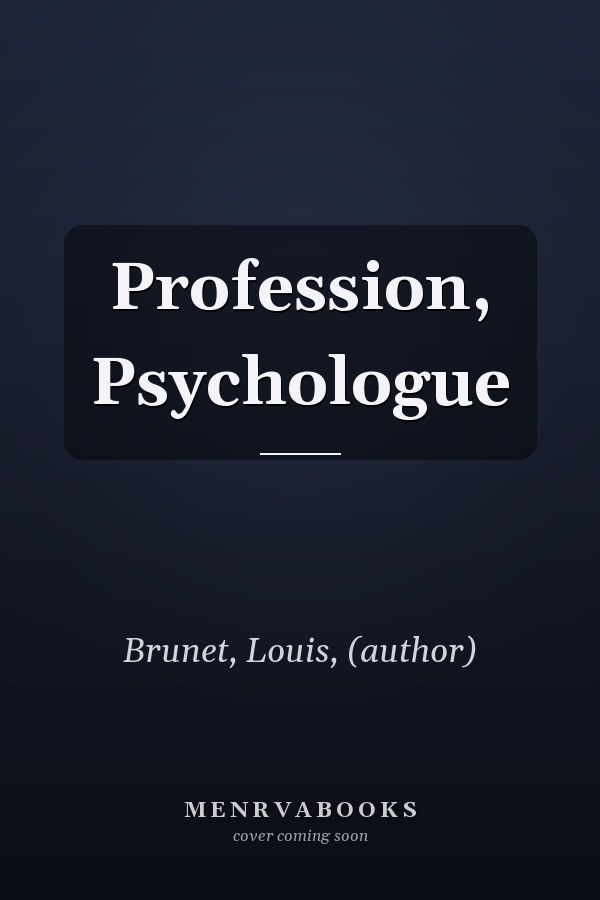 Profession, Psychologue