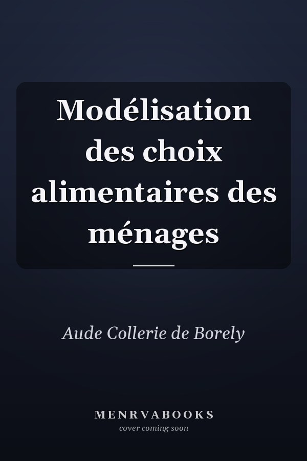 Modélisation des choix alimentaires des ménages