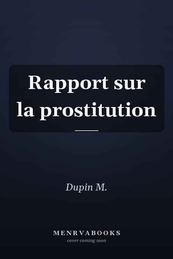 Rapport sur la prostitution