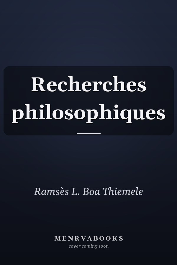 Recherches philosophiques