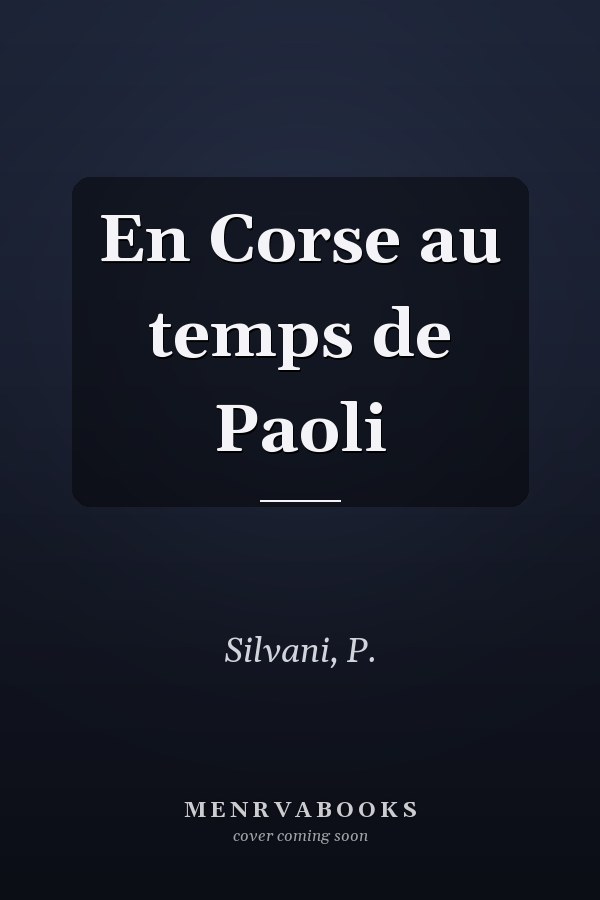 En Corse au temps de Paoli