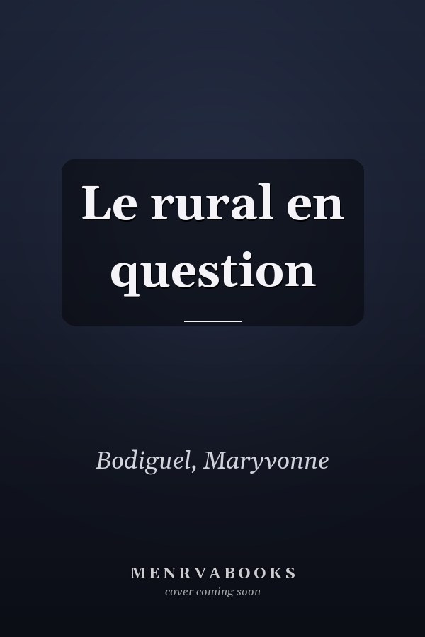 Le rural en question