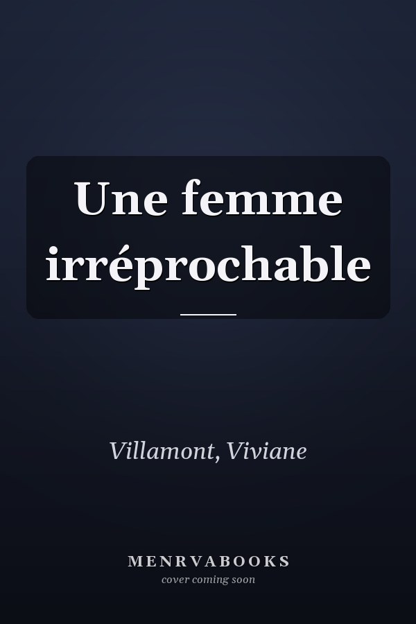Une femme irréprochable