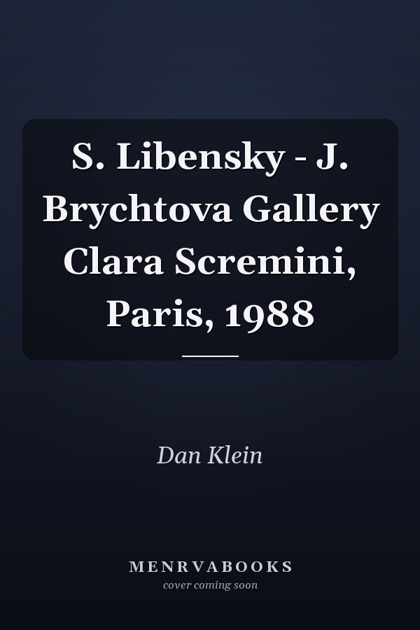 S. Libensky - J. Brychtova Gallery Clara Scremini, Paris, 1988