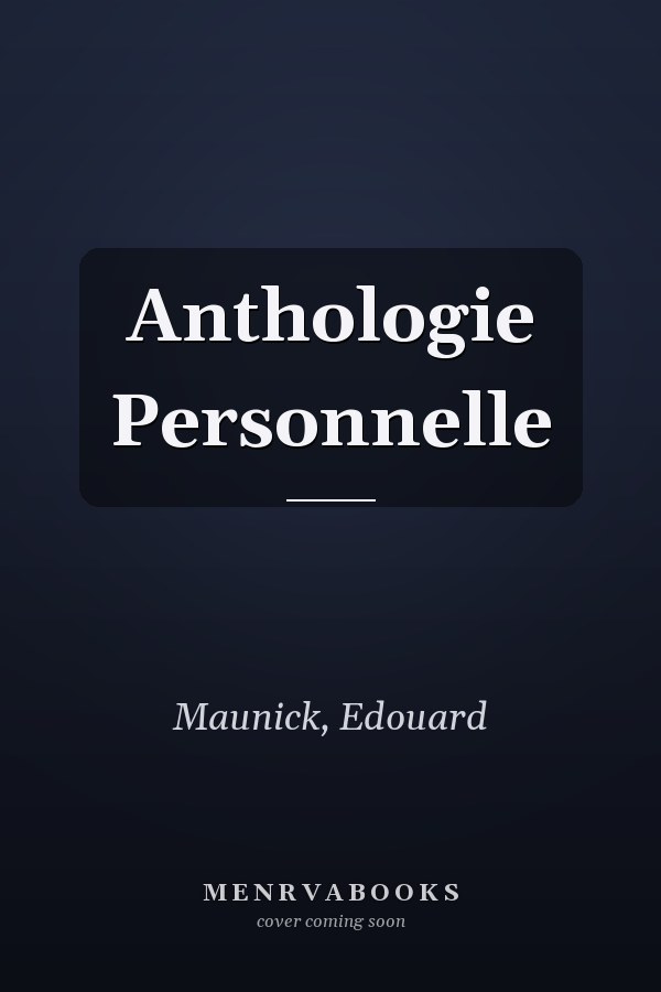 Anthologie Personnelle