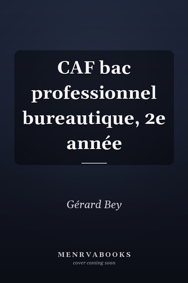 CAF bac professionnel bureautique, 2e année