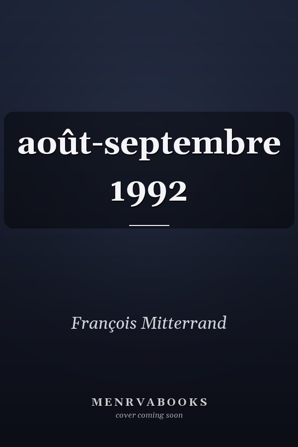 août-septembre 1992