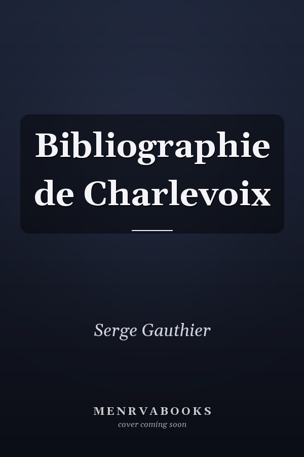 Bibliographie de Charlevoix