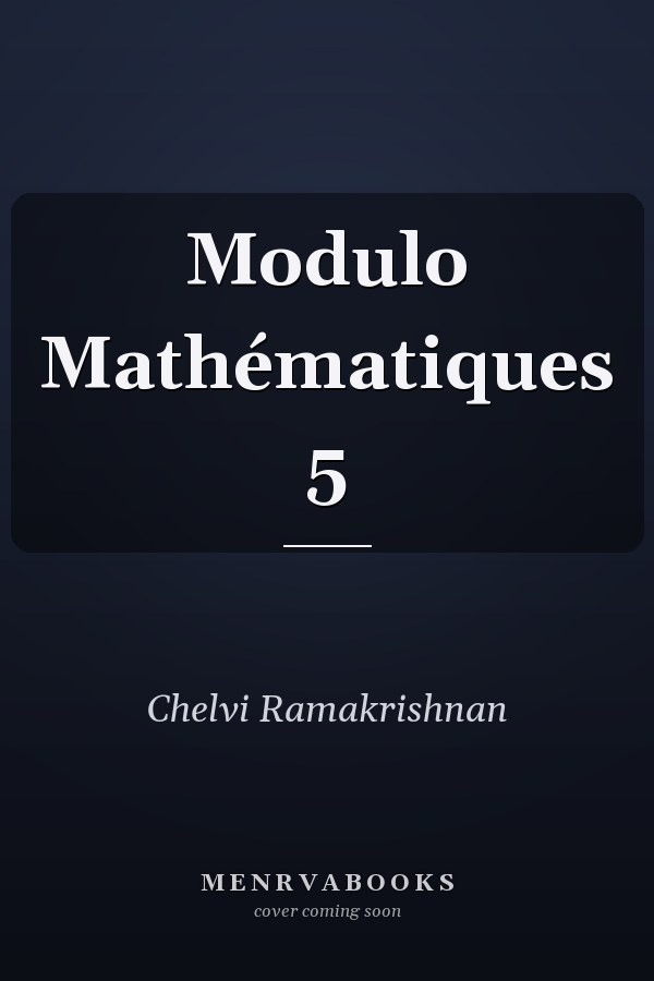 Modulo Mathématiques 5