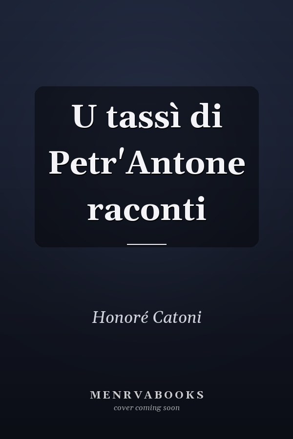 U tassì di Petr'Antone raconti