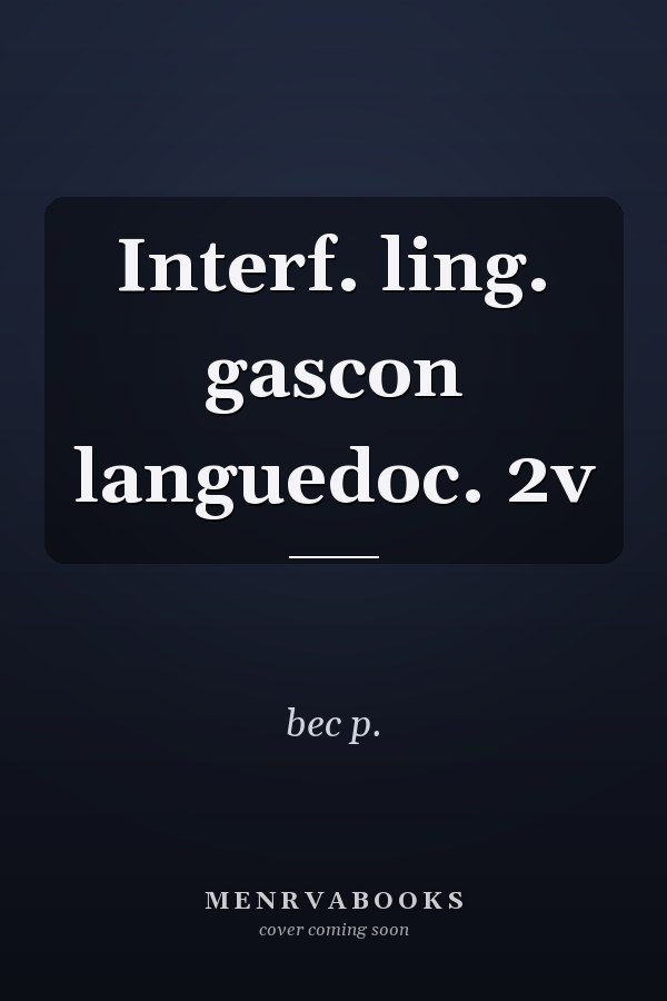 Interf. ling. gascon languedoc. 2v