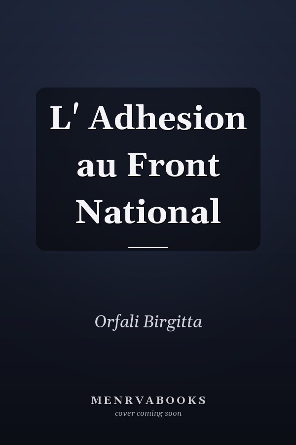 L' Adhesion au Front National