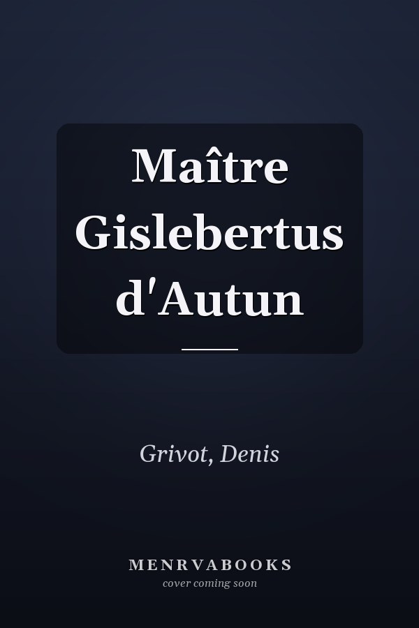 Maître Gislebertus d'Autun
