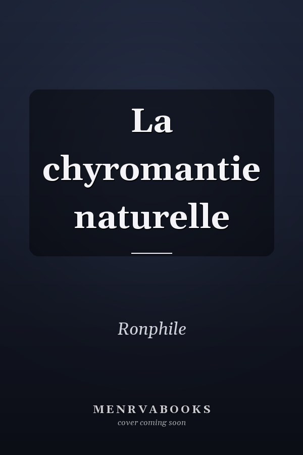 La chyromantie naturelle